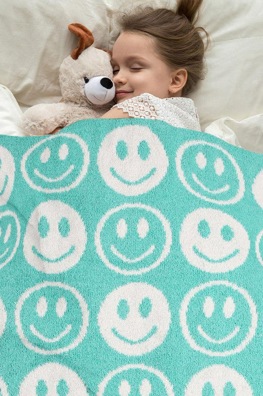 Smiley sales face blanket
