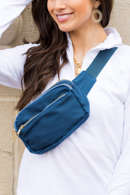 Lala Double Zip Belt Bag