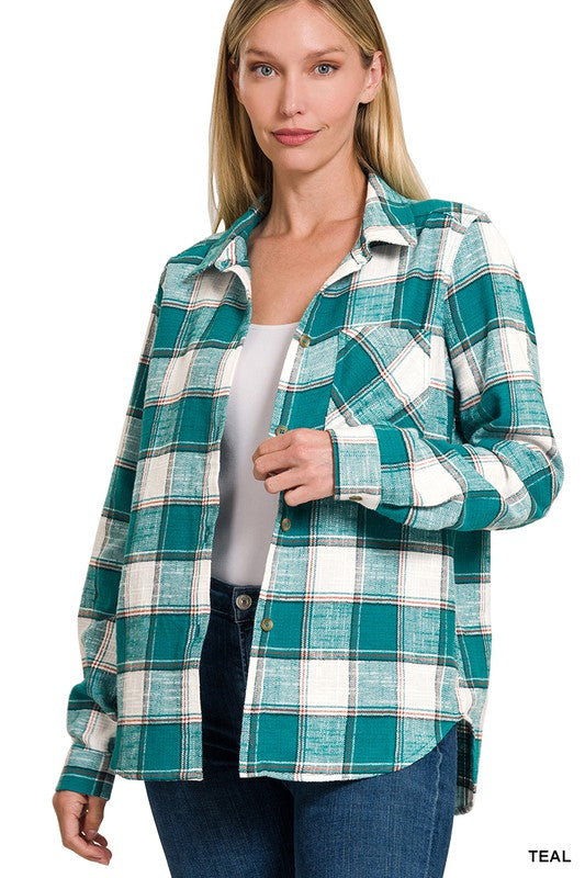 Skipper Plaid Shacket