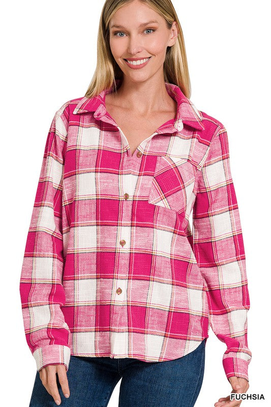 Skipper Plaid Shacket