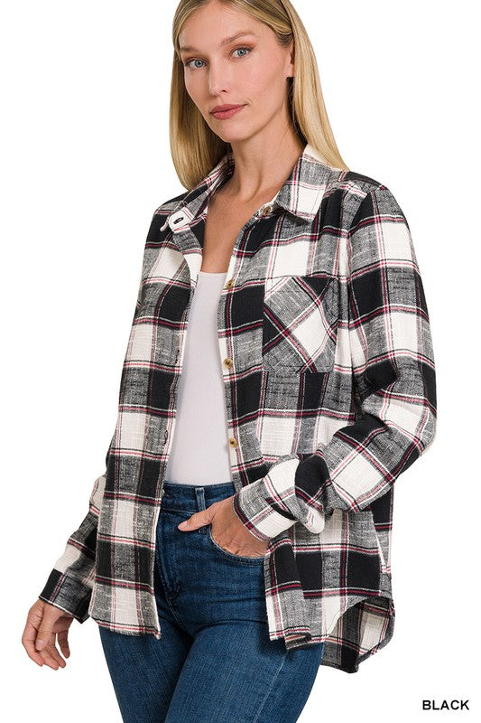 Skipper Plaid Shacket