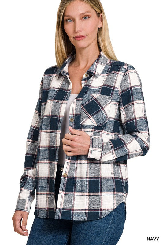 Skipper Plaid Shacket