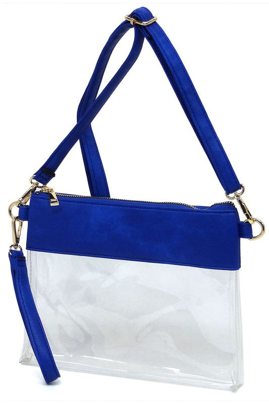 Clear Clutch Crossbody Bag