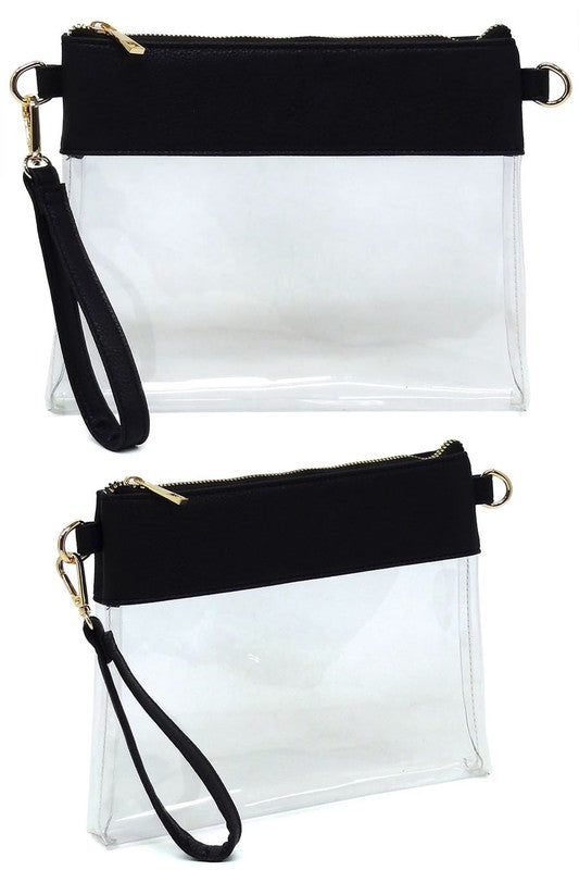 Clear Clutch Crossbody Bag