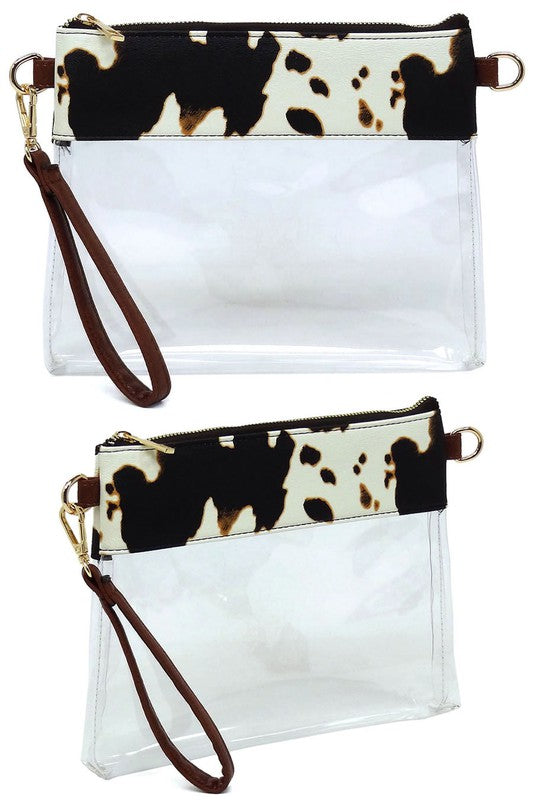Clear Clutch Crossbody Bag