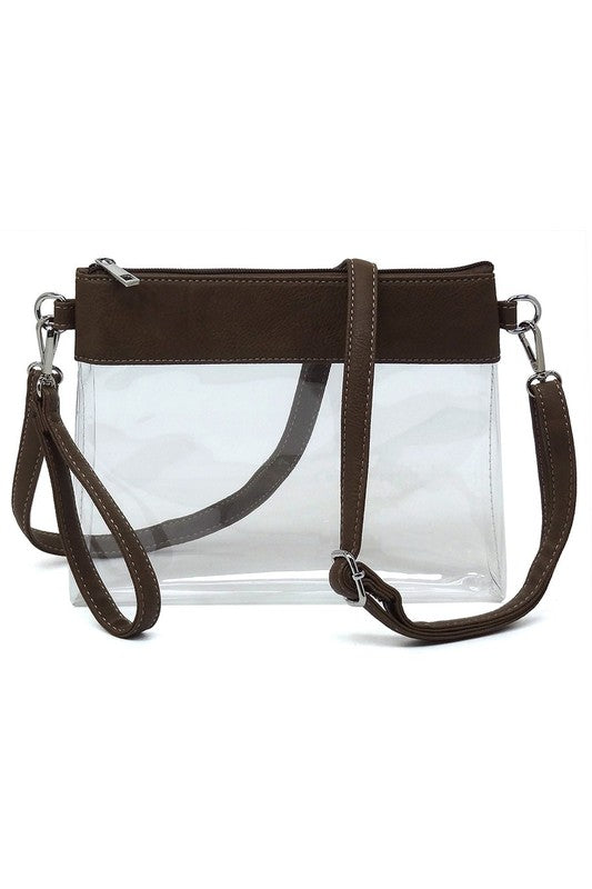 Clear Clutch Crossbody Bag