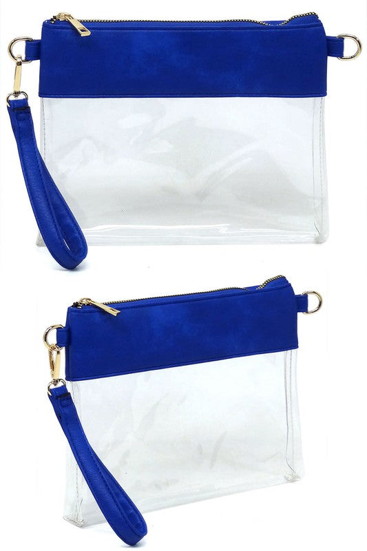 Clear Clutch Crossbody Bag