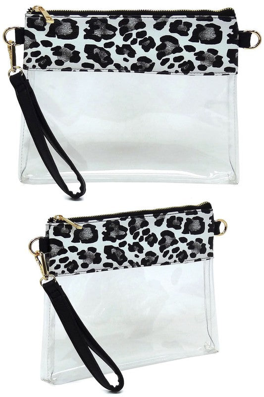 Clear Clutch Crossbody Bag