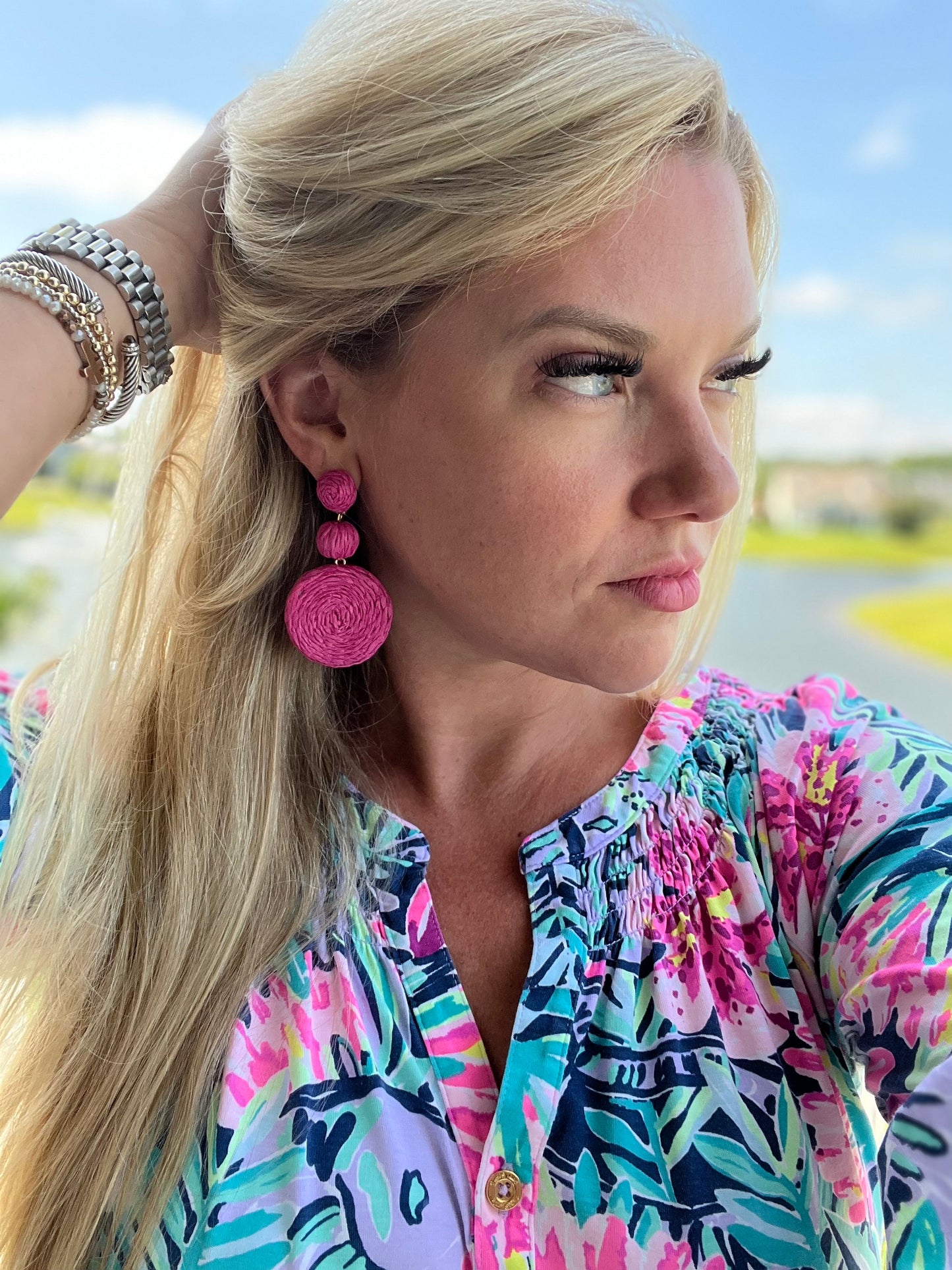 Kenzie Raffia Earrings