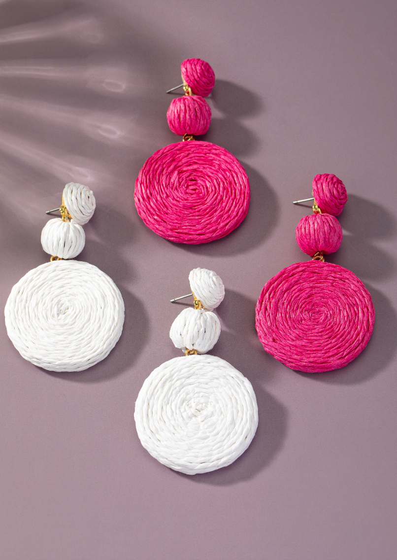 Kenzie Raffia Earrings