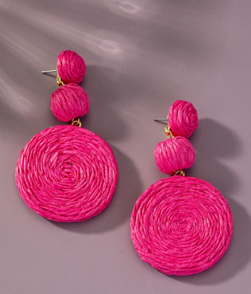 Kenzie Raffia Earrings