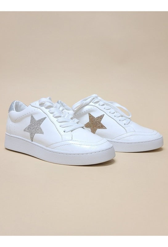 Autumn Rhinestone Star Sneaker